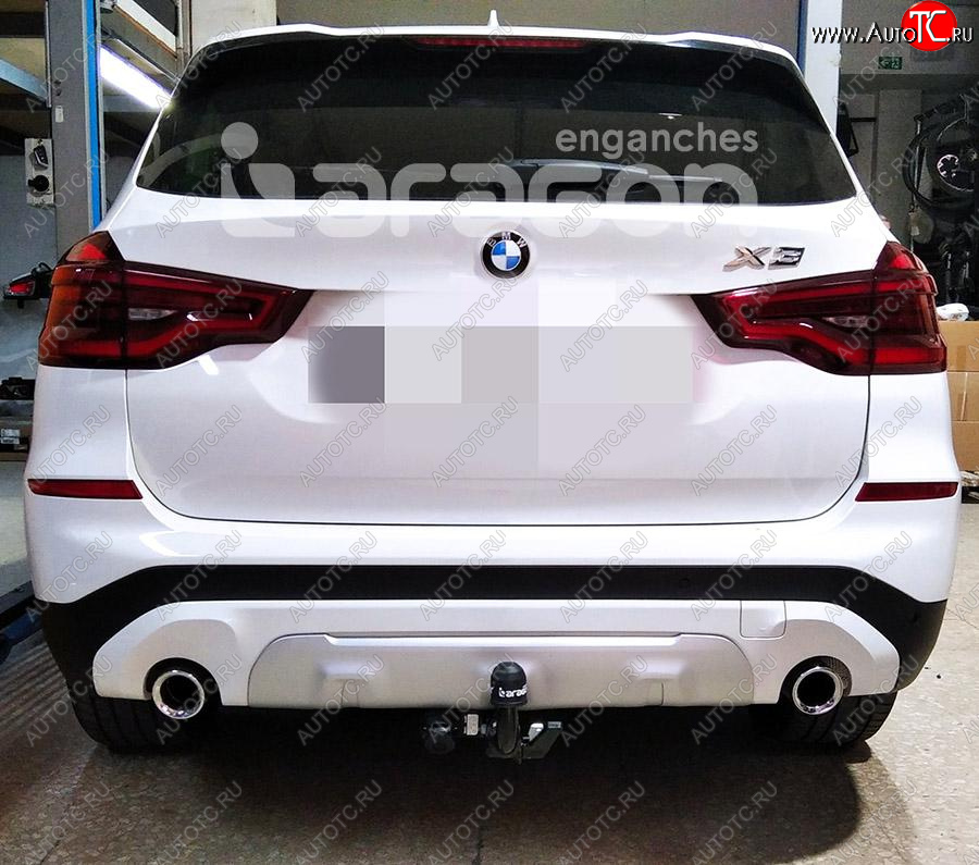 22 699 р. Фаркоп Aragon BMW X3 G01 дорестайлинг (2017-2021) (тип шара S (горизонтальный, легкосъемный))  с доставкой в г. Вологда