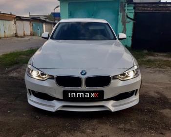 Юбка переднего бампера (Sport,Luxury, SE) INMAX BMW 3 серия F30 седан дорестайлинг (2012-2015)