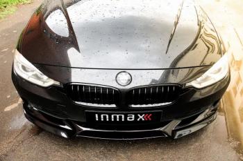 12 949 р. Юбка переднего бампера (Sport,Luxury, SE) INMAX BMW 3 серия F30 седан дорестайлинг (2012-2015) (Неокрашенный)  с доставкой в г. Вологда. Увеличить фотографию 3