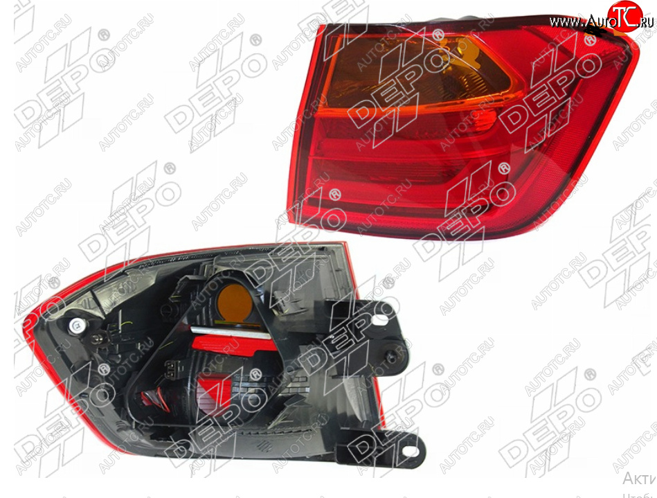 10 849 р. Правый фонарь задний (LED) DEPO BMW 3 серия F30 седан дорестайлинг (2012-2015)  с доставкой в г. Вологда