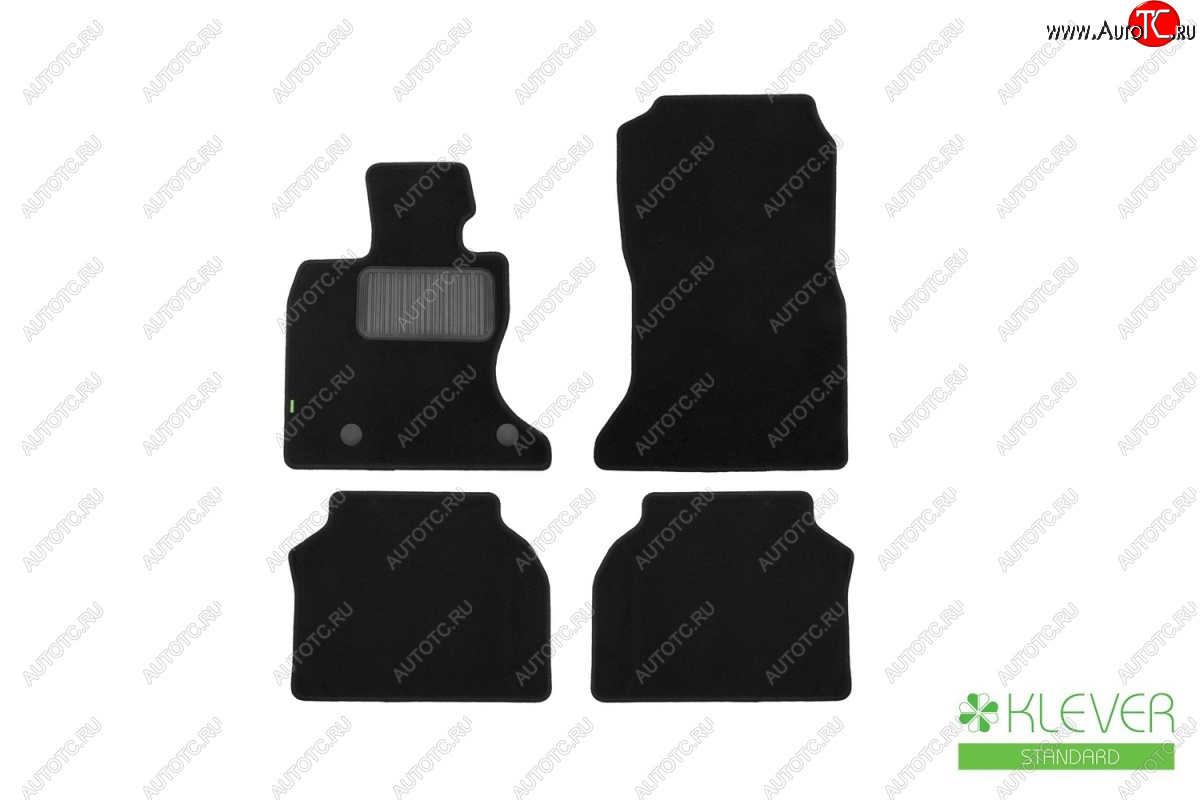 6 949 р. Текстильные коврики салона Klever Standart (АКПП) BMW 5 серия F07 Gran Turismo лифтбэк дорестайлинг (2009-2013) (Цвет: черный)  с доставкой в г. Вологда