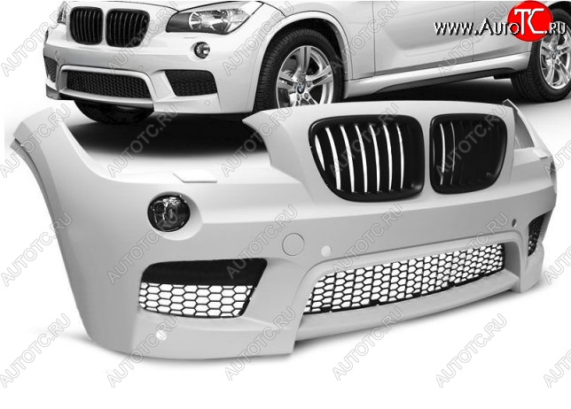 41 399 р. Передний бампер M-pakiet BMW X1 E84 (2009-2015) (Неокрашенный)  с доставкой в г. Вологда