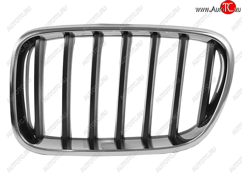 1 599 р. Левая решетка радиатора SAT (черная с хромом) BMW X3 F25 дорестайлинг (2010-2014)  с доставкой в г. Вологда