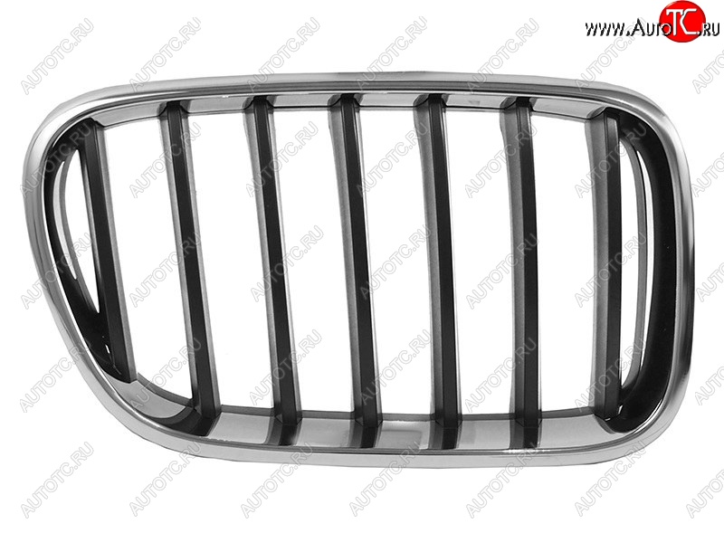 1 599 р. Правая решетка радиатора SAT (черная с хромом) BMW X3 F25 дорестайлинг (2010-2014)  с доставкой в г. Вологда
