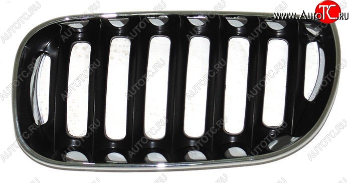 1 459 р. Левая решетка радиатора SAT (черная с хромом)  BMW X3  E83 (2003-2009) (Неокрашенная)  с доставкой в г. Вологда