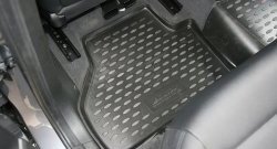 3 199 р. Коврики в салон Element 4 шт. (полиуретан) BMW X3 F25 рестайлинг (2014-2017) (Черные)  с доставкой в г. Вологда. Увеличить фотографию 4