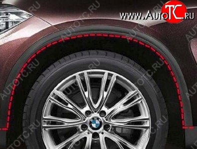 39 699 р. Накладки на колёсные арки CT BMW X5 F15 (2013-2018) (Неокрашенные)  с доставкой в г. Вологда