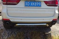 5 399 р. Диффузор на задний бампер SuvStyle BMW X5 F15 (2013-2018) (Неокрашенная)  с доставкой в г. Вологда. Увеличить фотографию 2