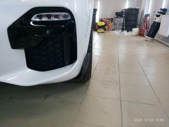 11 699 р. Элероны переднего бампера M-Performance BMW X5 G05 (2018-2022) (цвет: черный глянец)  с доставкой в г. Вологда. Увеличить фотографию 2