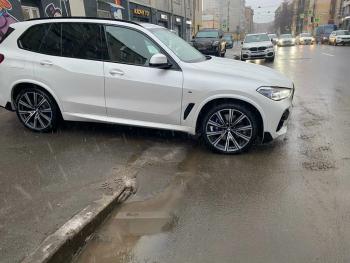 11 699 р. Элероны переднего бампера M-Performance BMW X5 G05 (2018-2022) (цвет: черный глянец)  с доставкой в г. Вологда. Увеличить фотографию 3