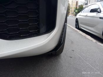 11 699 р. Элероны переднего бампера M-Performance BMW X5 G05 (2018-2022) (цвет: черный глянец)  с доставкой в г. Вологда. Увеличить фотографию 5