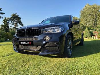 21 999 р. Сплиттер переднего бампера M-Performance BMW X6 F16 (2014-2020) (цвет: черный глянец)  с доставкой в г. Вологда. Увеличить фотографию 6