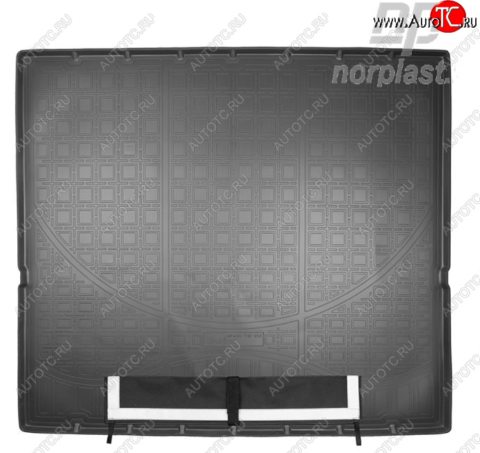 3 599 р. Коврик багажника Norplast (сложенный 3 ряд) Chevrolet Tahoe K2UC (2014-2021) (Черный, с погрузочным ковриком (фартуком))  с доставкой в г. Вологда