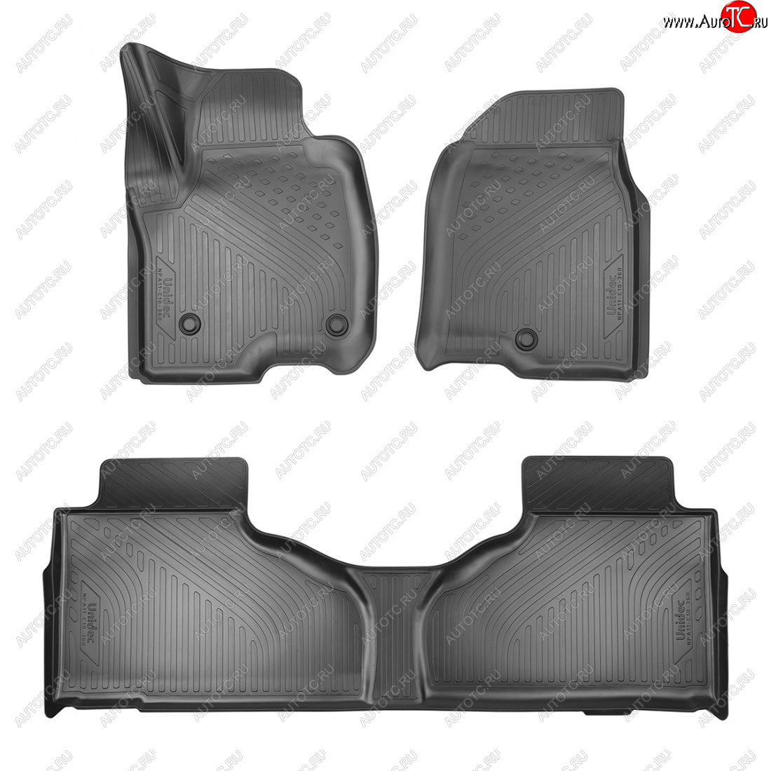 3 199 р. Коврики салона Norplast Unidec Cadillac Escalade GMT 1XX   (2020-2022) (черные)  с доставкой в г. Вологда