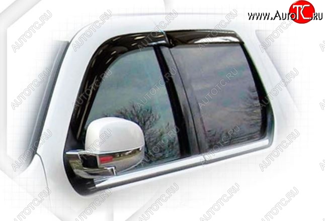 2 199 р. Дефлектора окон CA-Plastiс Cadillac Escalade GMT926 джип 5 дв. короткая база (2006-2014) (Classic полупрозрачный, Без хром.молдинга)  с доставкой в г. Вологда