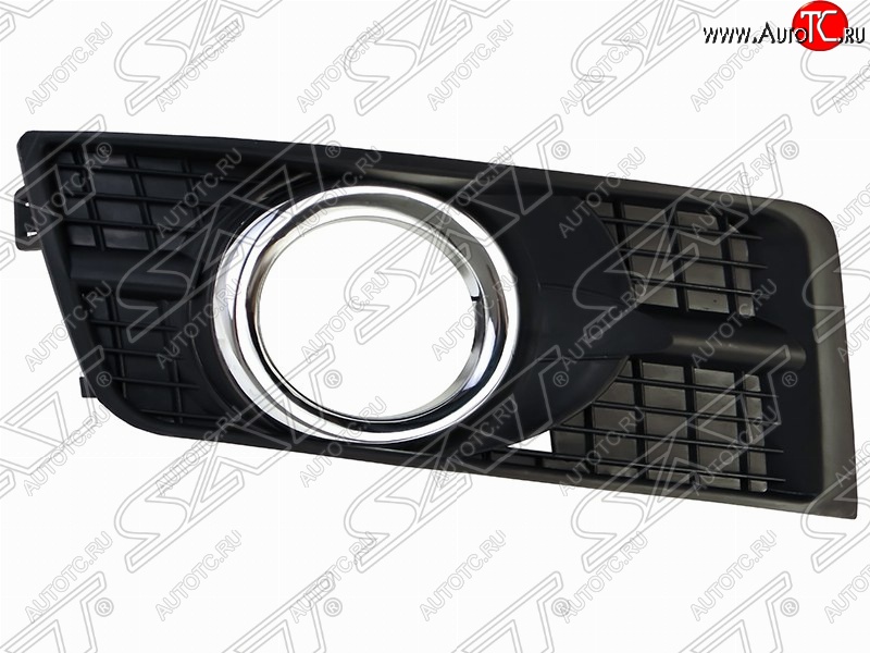 2 769 р. Правая рамка противотуманной фары SAT Cadillac SRX дорестайлинг (2010-2012) (Неокрашенная)  с доставкой в г. Вологда