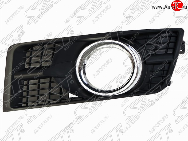 2 769 р. Левая оправа противотуманной фары SAT Cadillac SRX дорестайлинг (2010-2012) (Неокрашенная)  с доставкой в г. Вологда