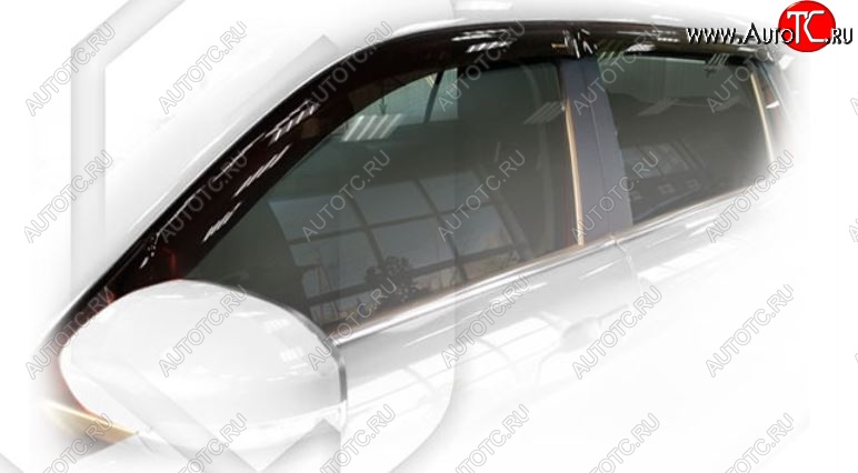 2 099 р. Дефлектора окон CA-Plastic Changan CS75 дорестайлинг (2013-2017) (Classic полупрозрачный, Без хром.молдинга)  с доставкой в г. Вологда