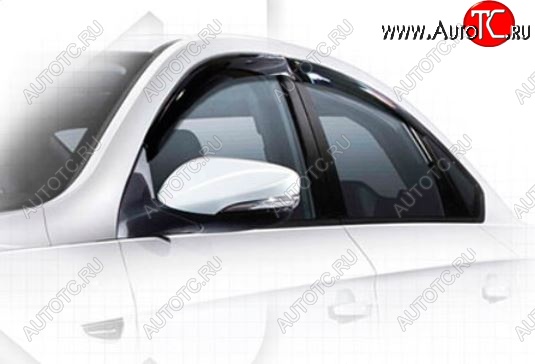 1 899 р. Дефлектора окон CA-Plastiс  Changan Eado (2011-2018) седан (Classic полупрозрачный, Без хром.молдинга)  с доставкой в г. Вологда