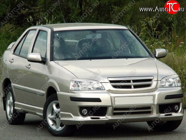 2 349 р. Накладки на колёсные арки CT Chery Amulet (Corda) A15 лифтбэк (2003-2010) (Неокрашенные)  с доставкой в г. Вологда