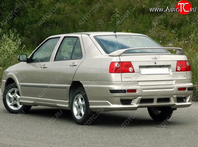 7 699 р. Задний бампер CT Chery Amulet (Corda) A15 лифтбэк (2003-2010) (Неокрашенный)  с доставкой в г. Вологда