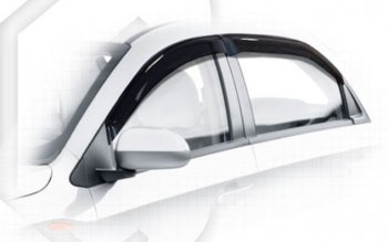 Дефлектора окон CA-Plastiс Chery Bonus  (A13) (2011-2016) лифтбэк (Classic полупрозрачный)