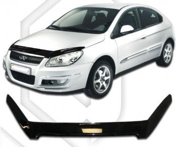 Дефлектор капота CA-Plastic Chery M11 A3 седан (2010-2016)