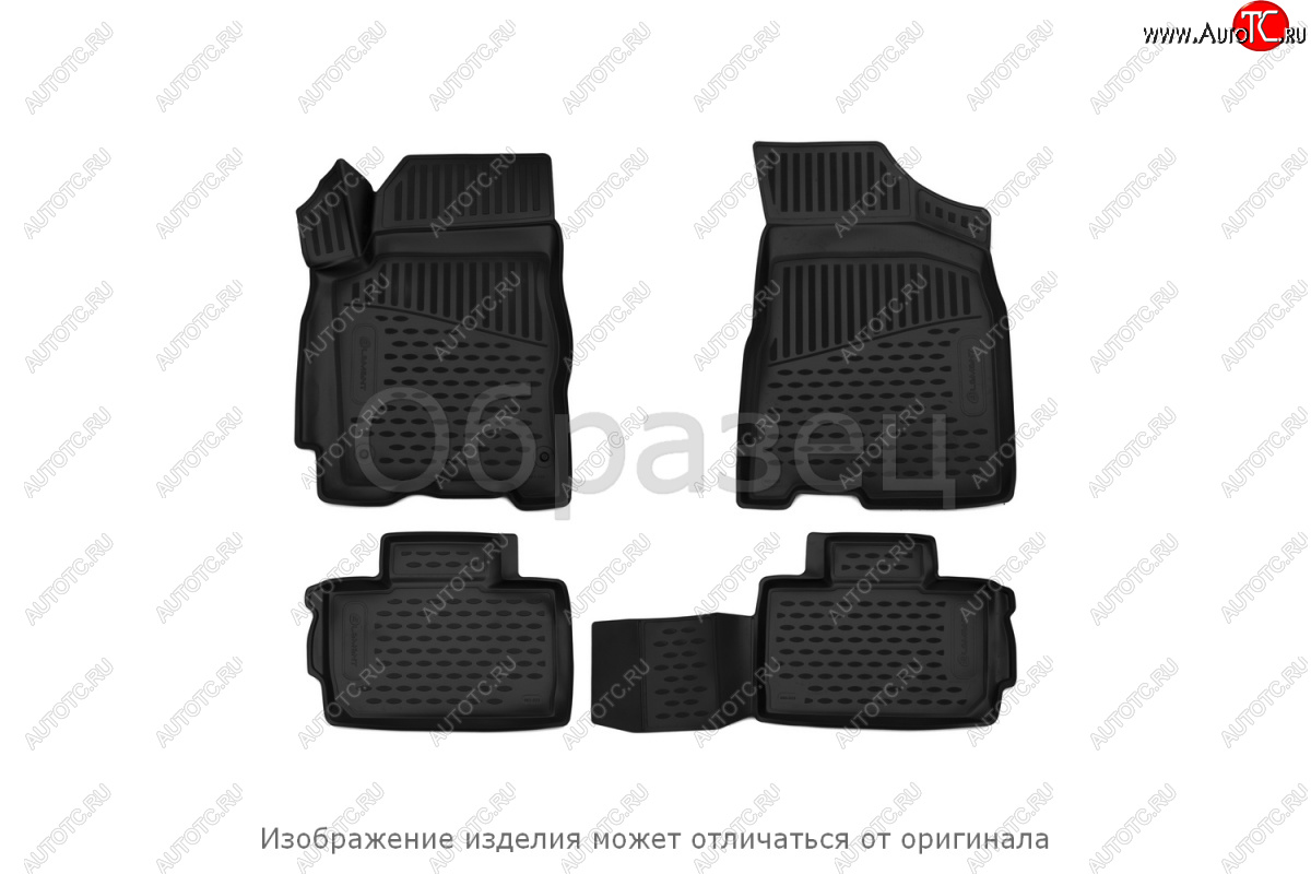 2 499 р. Коврики салона Element (3D, полиуретан) Chery Tiggo 2 (2017-2025)  с доставкой в г. Вологда