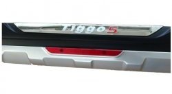 8 999 р. Накладка на задний бампер CT Chery Tiggo 5 (T21) дорестайлинг (2014-2017) (Неокрашенная)  с доставкой в г. Вологда. Увеличить фотографию 2