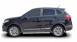 13 399 р. Широкая защита порогов Russtal Chery Tiggo 5 (T21) дорестайлинг (2014-2017) (Защита порогов с со скосами на торцах (вариант 1))  с доставкой в г. Вологда. Увеличить фотографию 3
