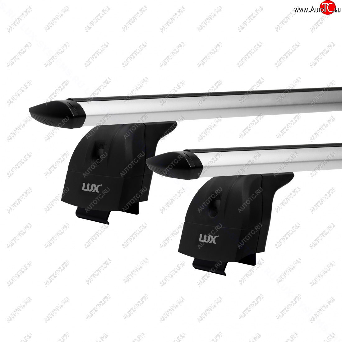 16 089 р. Багажник на крышу с низкими рейлингами сборе LUX  Chery Tiggo 7 PRO (2019-2025) (дуги аэро-трэвэл 110 см, без замка, серебро)  с доставкой в г. Вологда