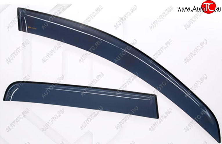 2 099 р. Дефлектора окон CA-Plastic Chery Tiggo 8 PRO (2021-2025) (серия Classic полупрозрачный, Без хром молдинга)  с доставкой в г. Вологда