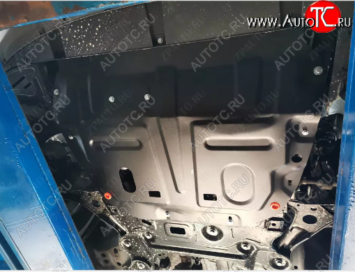 10 299 р. Защита картера двигателя и КПП (большая, V-1,6T; 2,0T) Alfeco  Chery Tiggo 8 PRO (2021-2025) (Алюминий 3 мм)  с доставкой в г. Вологда
