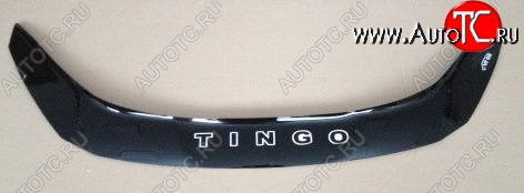 999 р. Дефлектор капота (Vortex Tingo, рестайлинг) Russtal Chery Tiggo T11 дорестайлинг (2005-2013)  с доставкой в г. Вологда
