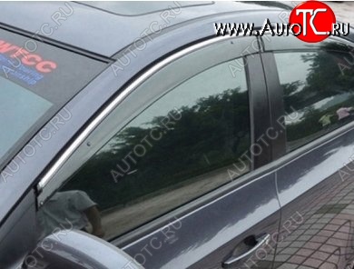 4 749 р. Комплект дефлекторов окон (ветровиков) 4 шт. CT Chery Tiggo T11 дорестайлинг (2005-2013)  с доставкой в г. Вологда