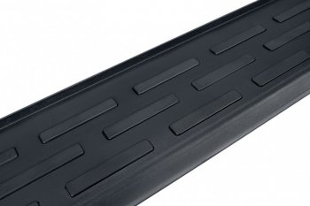 17 399 р. Пороги алюминиевые Slitkoff Chevrolet Trailblazer GM800 дорестайлинг (2012-2016) (Elite Black)  с доставкой в г. Вологда. Увеличить фотографию 3