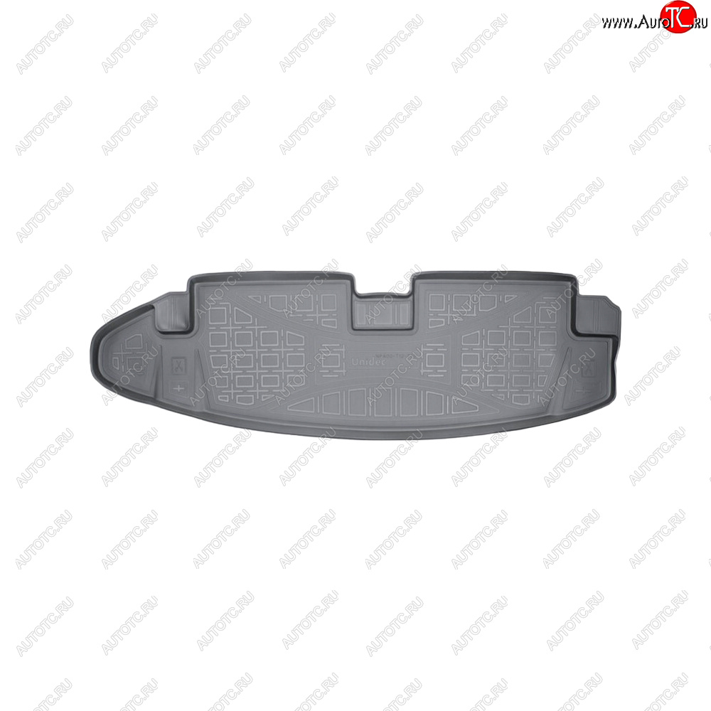 1 569 р. Коврик в багажник Norplast Unidec (7 мест) Chevrolet Trailblazer GM800 дорестайлинг (2012-2016) (Цвет: черный)  с доставкой в г. Вологда