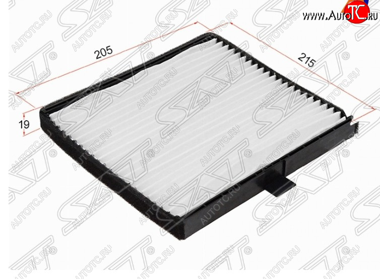 271 р. Фильтр салона (1.2/1.4, 205x215x19) SAT  Chevrolet Aveo  T250 (2006-2011), Ravon Nexia R3 (2016-2020)  с доставкой в г. Вологда