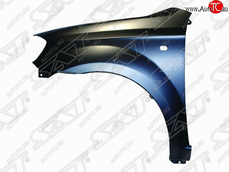 3 599 р. Левое переднее крыло SAT (пр-во Тайвань)  Chevrolet Aveo  T250 (2006-2011) седан рестайлинг (Неокрашенное)  с доставкой в г. Вологда