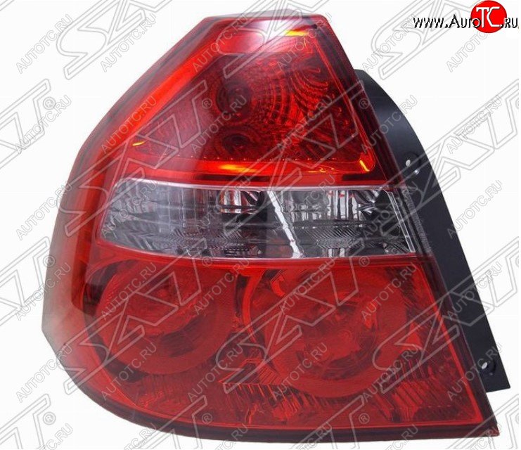2 199 р. Левый задний фонарь SAT Chevrolet Aveo T250 седан рестайлинг (2006-2011)  с доставкой в г. Вологда