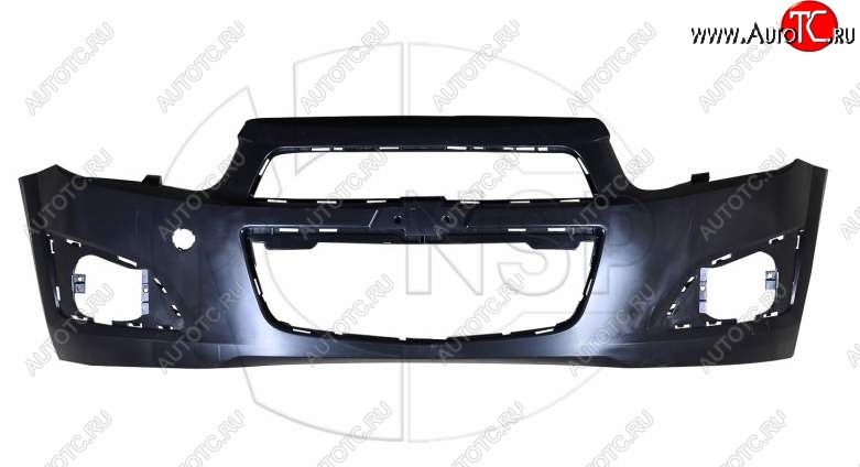 5 399 р. Бампер передний NSP Chevrolet Aveo T300 седан (2011-2015) (Неокрашенный)  с доставкой в г. Вологда