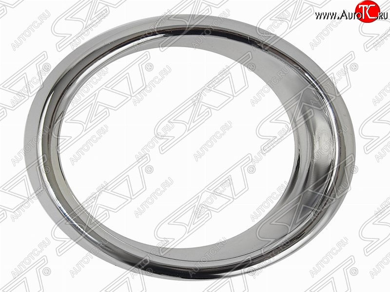 499 р. Правая рамка противотуманной фары SAT (хром)  Chevrolet Aveo  T250 (2006-2011) хэтчбек 5 дв рестайлинг  с доставкой в г. Вологда