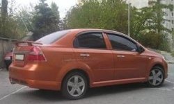 5 099 р. Пороги накладки CT v2 Chevrolet Aveo T250 седан рестайлинг (2006-2011) (Неокрашенные)  с доставкой в г. Вологда. Увеличить фотографию 3