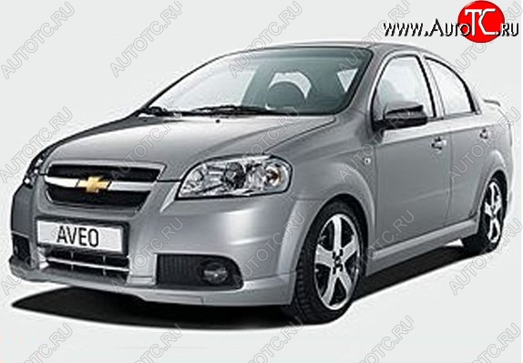 5 099 р. Пороги накладки CT v2 Chevrolet Aveo T250 седан рестайлинг (2006-2011) (Неокрашенные)  с доставкой в г. Вологда