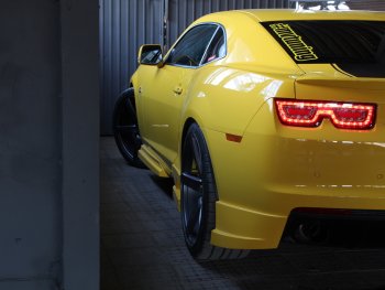 27 499 р. Пороги накладки MV Tuning. Chevrolet Camaro дорестайлинг (2008-2014) (Неокрашенные)  с доставкой в г. Вологда. Увеличить фотографию 6