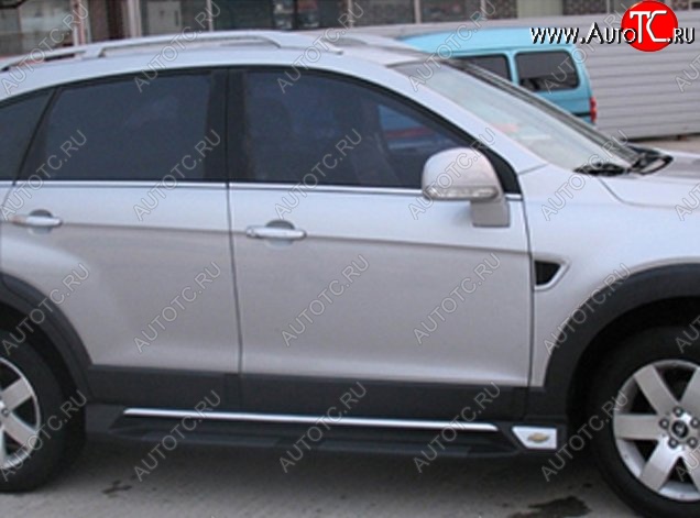 13 999 р. Пороги CT v2 Chevrolet Captiva  дорестайлинг (2006-2011)  с доставкой в г. Вологда