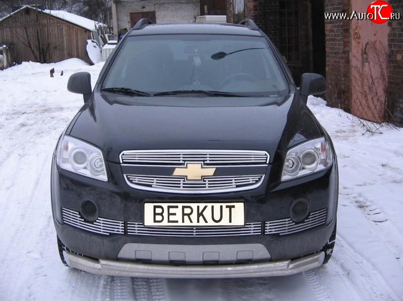 5 199 р. Декоративная вставка решетки радиатора Berkut Chevrolet Captiva  дорестайлинг (2006-2011)  с доставкой в г. Вологда