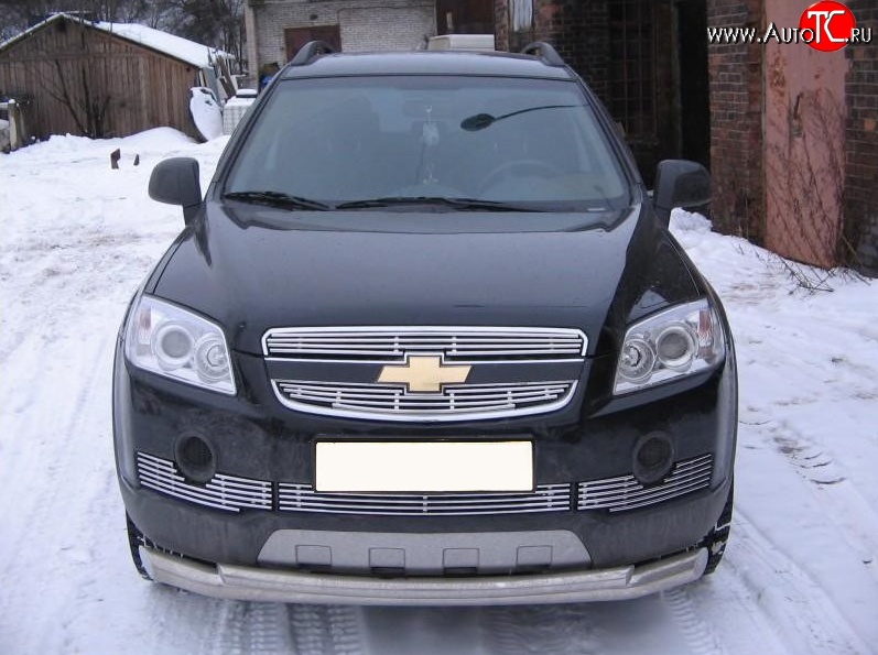 7 699 р. Декоративная вставка воздухозаборника Berkut Chevrolet Captiva  дорестайлинг (2006-2011)  с доставкой в г. Вологда
