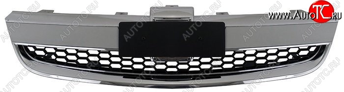 5 499 р. Решётка радиатора SAT (нижняя) Chevrolet Captiva  дорестайлинг (2006-2011) (Неокрашенная)  с доставкой в г. Вологда