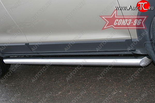 14 984 р. Защита порогов Souz-96 (d76) Chevrolet Captiva  дорестайлинг (2006-2011)  с доставкой в г. Вологда